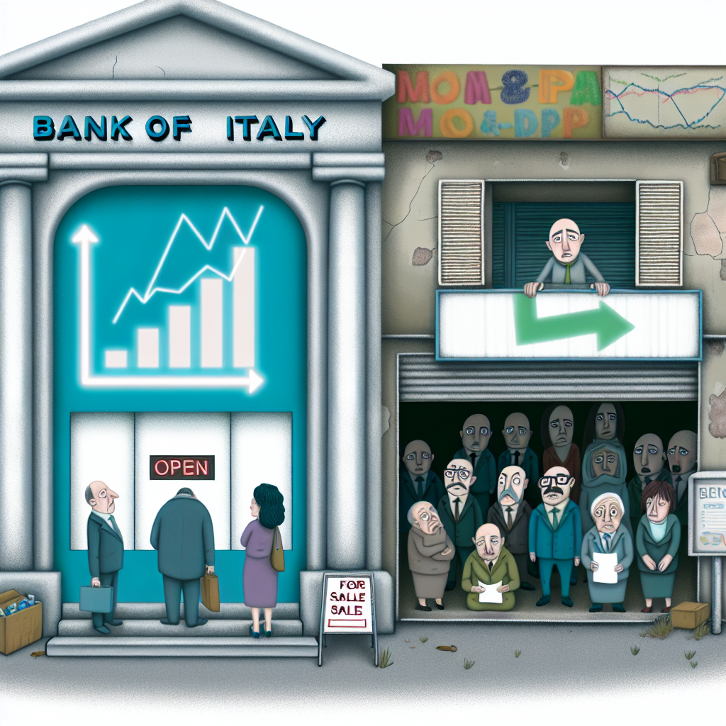 Preoccupazioni di Bankitalia: imprese in difficoltà e calo delle esportazioni