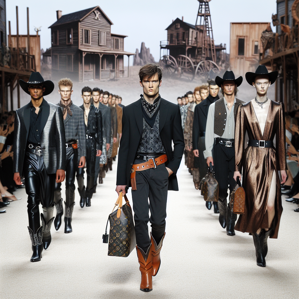 La settimana della moda di Parigi: il selvaggio West di Louis Vuitton