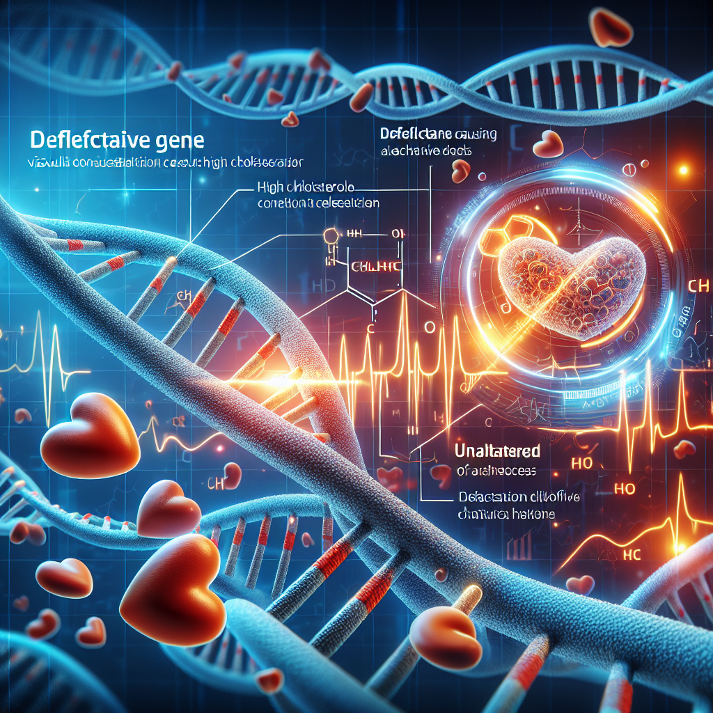 Colesterolo alto: disattivare il gene difettoso senza alterare il DNA