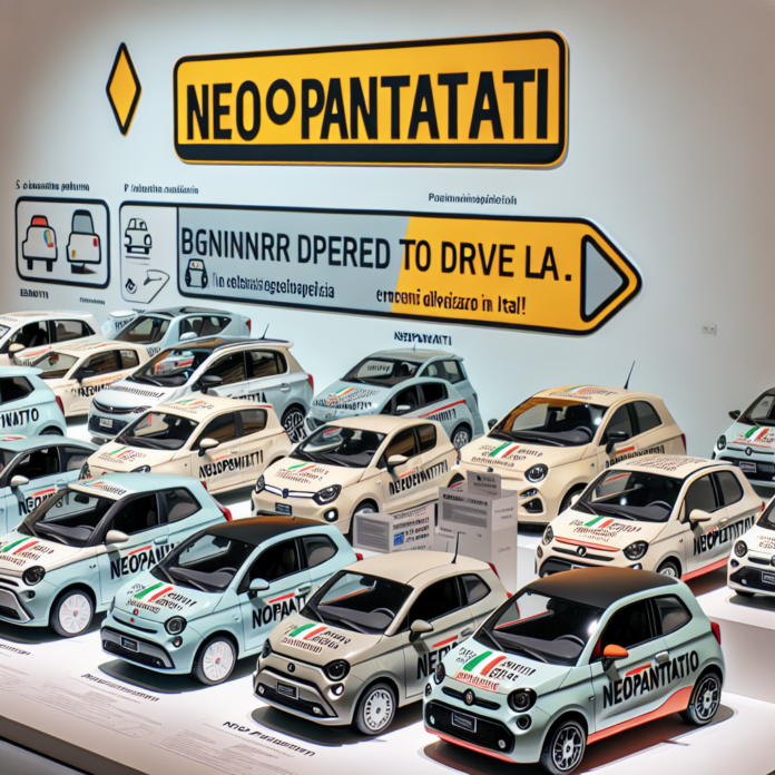 Quali auto possono guidare i neopatentati in Italia?